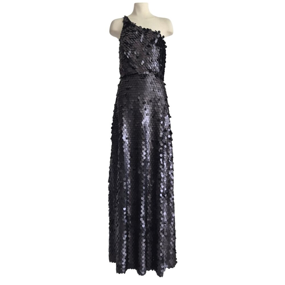 NWT Nova Luxe Vivi Sequin Drop Dead Gorgeous Gown Black Show Stopper! 1X - Picture 4 of 16